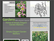 Tablet Screenshot of northernexposuregarden.com